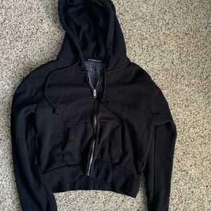 Brandy Melville Christy Cropped Hoodie